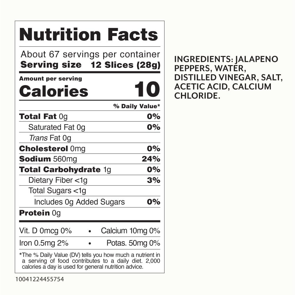 Roland Foods Sliced Jalapenos, Specialty Imported, 8.33 lb Bag, Pack of 1