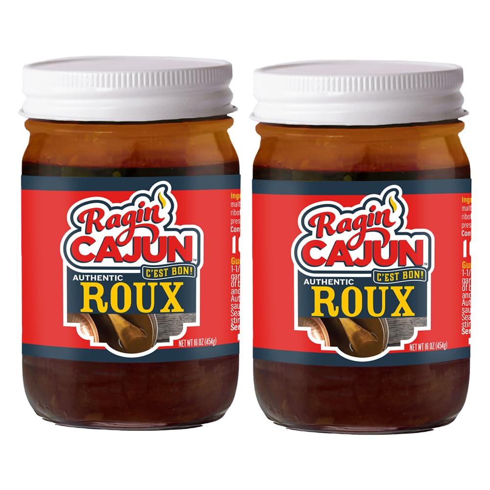 Authentic Roux 16 oz Ragin cajun (2 Pack)