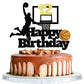 Basketball Happy 12th Birthday Cake Topper-Basketball Themed Birthday Party Cake Decoration-12 Years Birthday Party Supplies (12