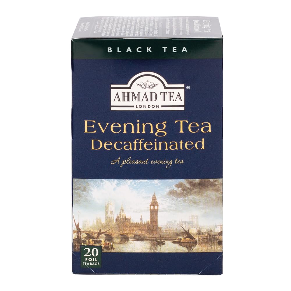 Ahmad Tea Decaffeinated Evening Tea, 120 Count (Pack of 6), Model 847, Decaf Evening Tea