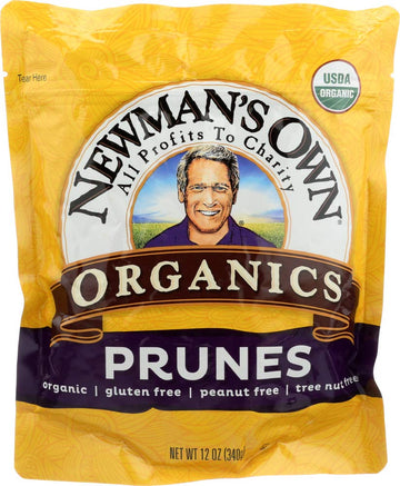 Newmans Own Organics California Prunes, (Pack of 2) 12-Ounce Pouches