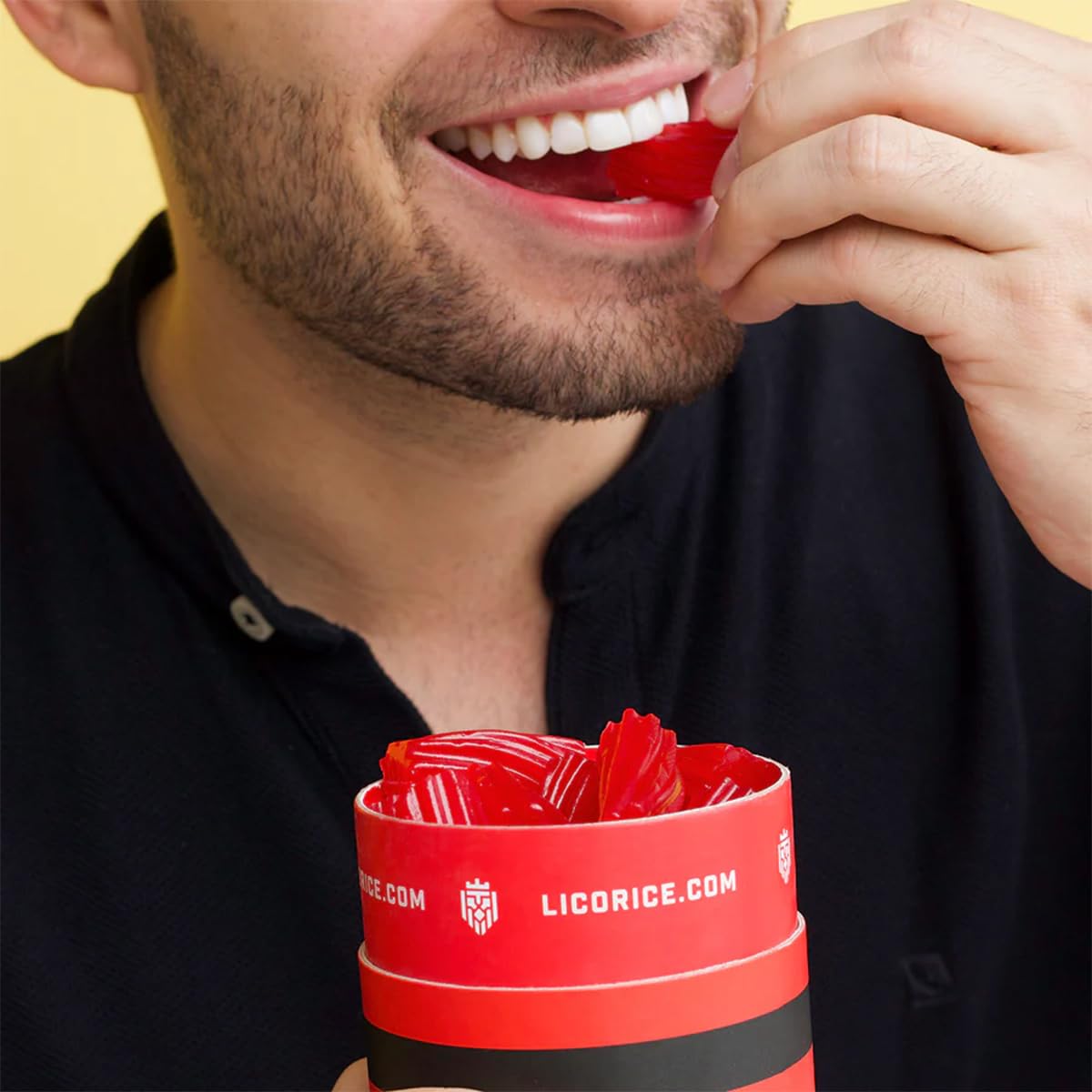 Licorice.Com Gourmet Red Licorice Candy Duo Pack - Australian Red Twists And Finnish Red Bites