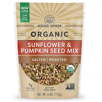 Generic Good Sense Organic Sunflower Kernels & Pumpkin Seed Mix - Salted & Roasted - 6 oz