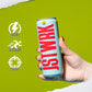 JST WRK Energy Drink - Sugar-Free, Zero Calories, 200mg Caffeine - 12-Pack, 12 Fl Oz, Melon Pop