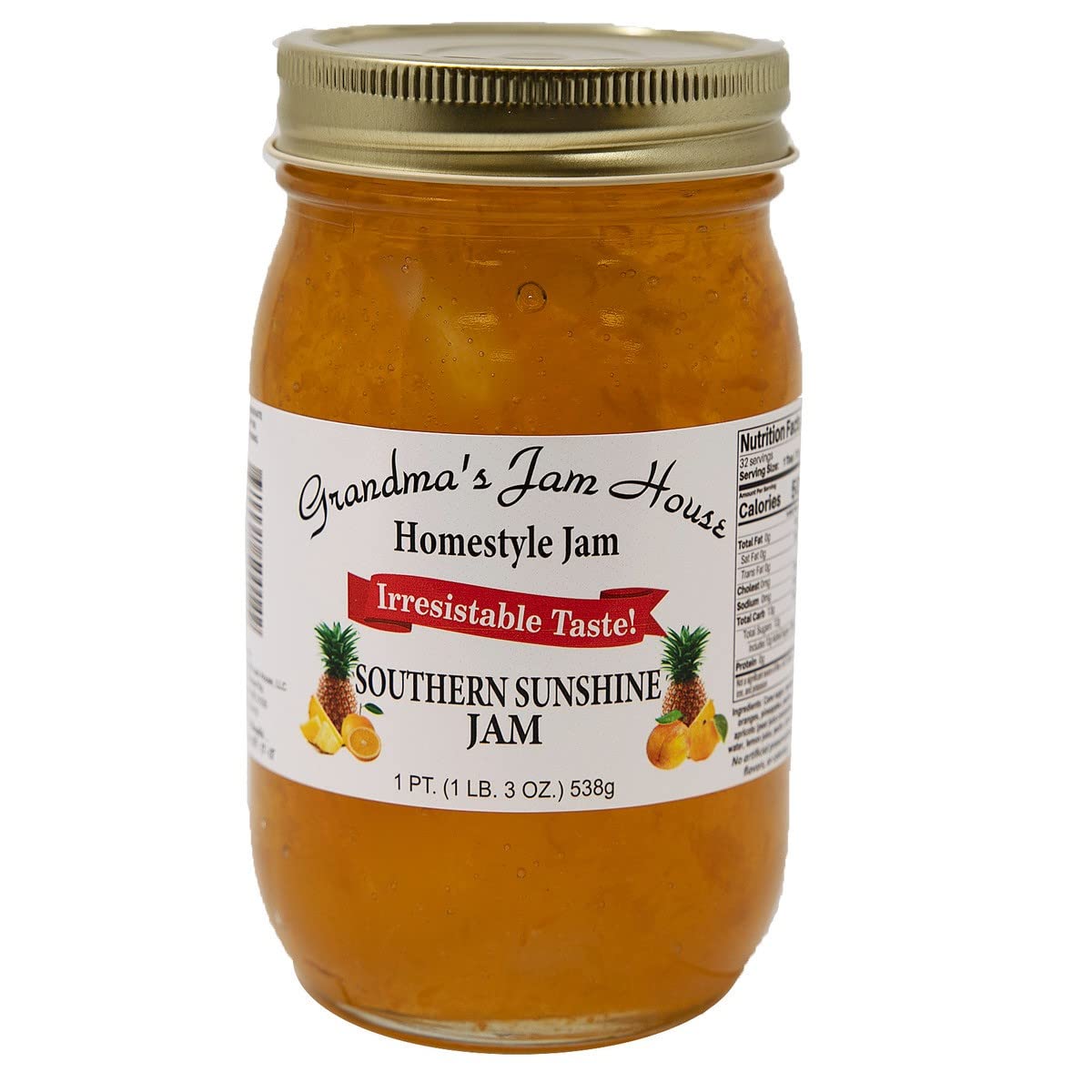 Southern Sunshine Jam - One Pint - Grandma'S Jam House