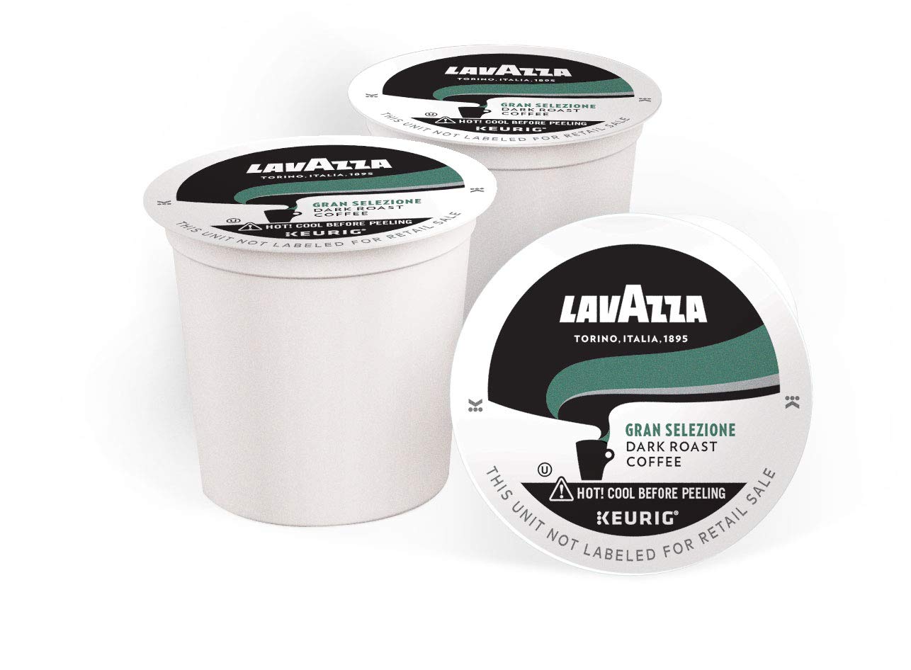 Lavazza Gran Selezione Single-Serve Coffee K-Cups For Keurig Brewer - 88 Count (Pack Of 4 X 22), 100% Arabica, Rainforest Allian