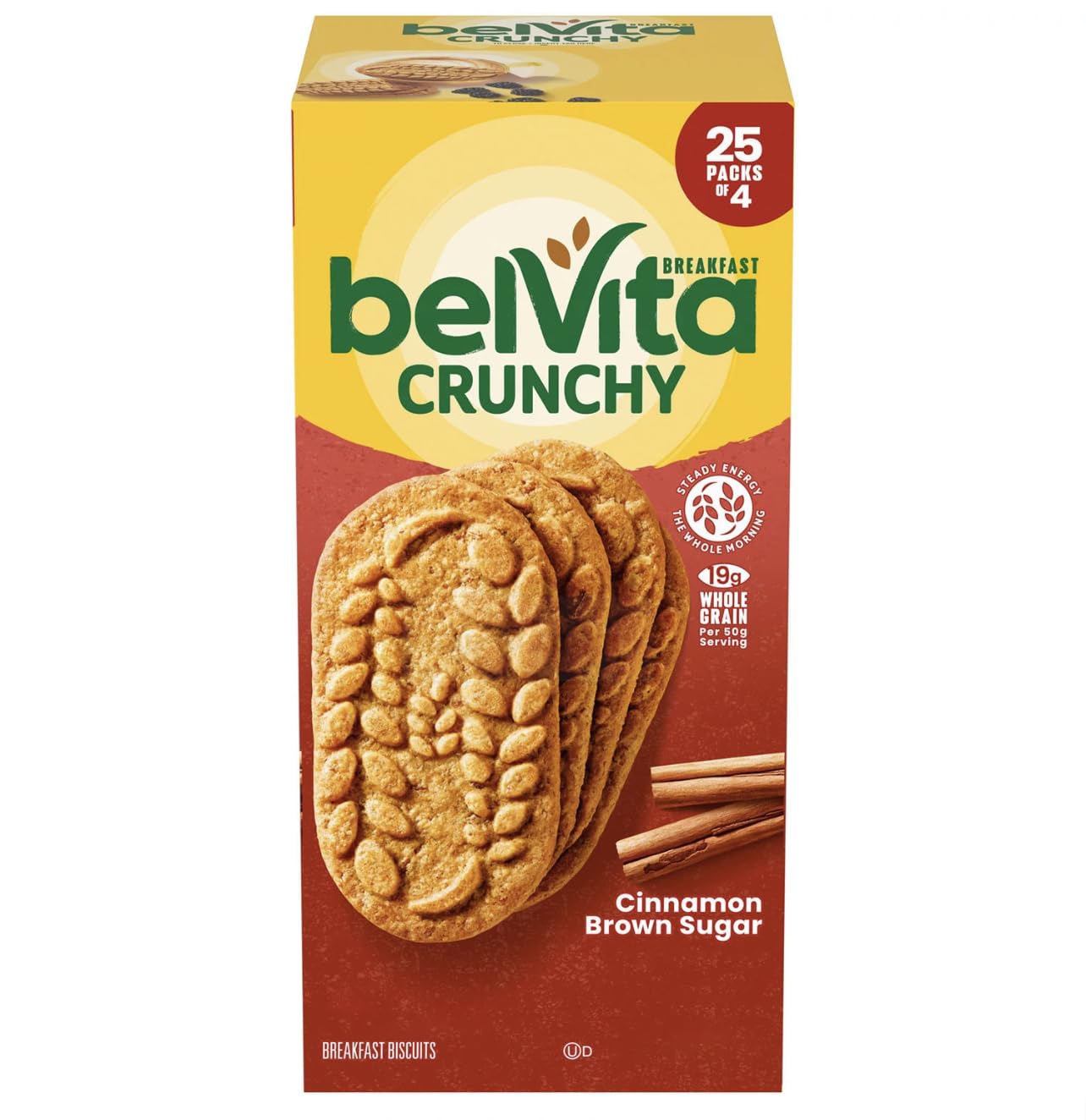 Belvita Cinnamon Brown Sugar Breakfast Biscuits (25 Pk.)