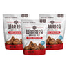 BeeFree Warrior Mix Granola Bites - Gluten Free, Paleo, Low Carb, 9 Ounce Bags, 3 Pack