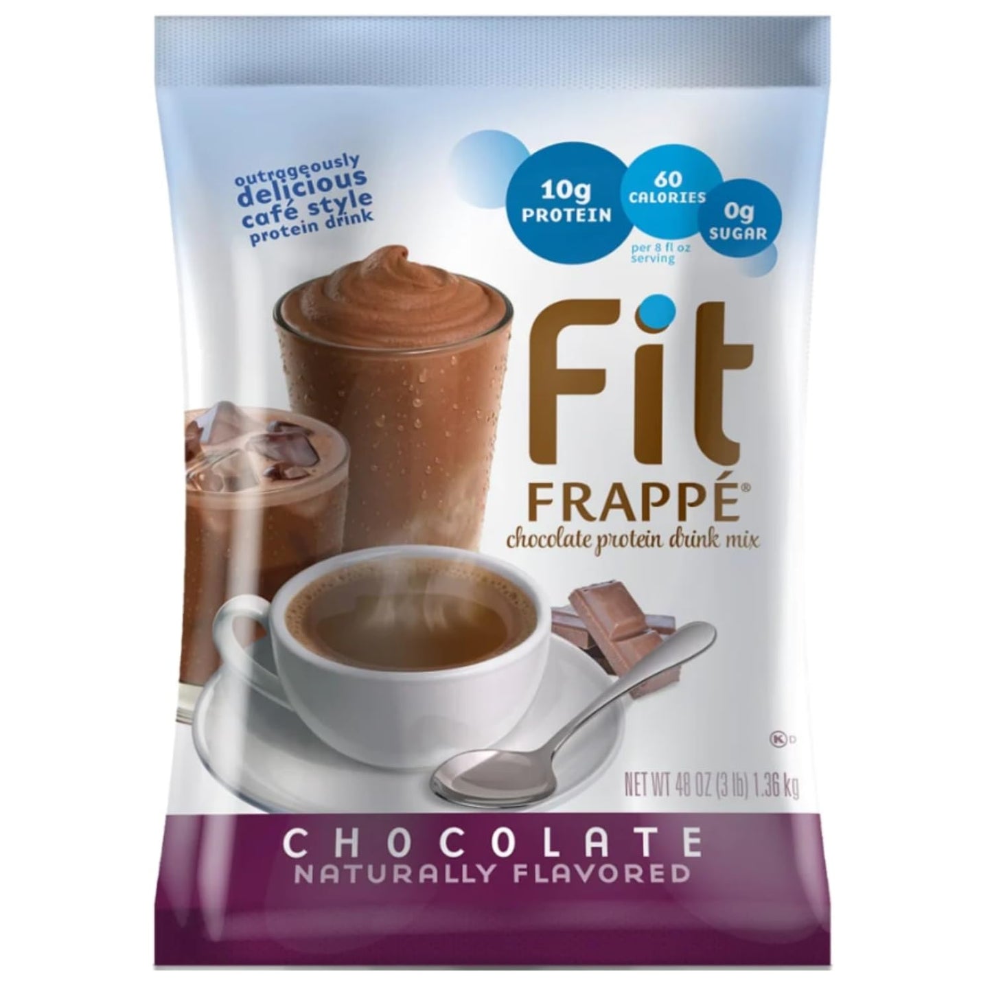 Big Train Fit Frappe Chocolate Protein Beverage Mix, 3 Pound (Pack Of 1)