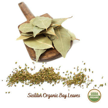 Filippone, Organic Sicilian Bay Leaves, Flakes, Crushed, Hearb Seasoning, Shaker, 20 G (0.70 Oz), Fresh Grown In The Mountains O