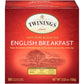 Twinings English Breakfast Tea Bags, 50 Count, Red, Model ZQB-17048