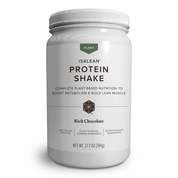 Plant-Based IsaLean Protein Shake - Vegan Meal Replacement to Help Support Healthy Weight and Muscle Growth with 21 Vitamins and