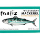 Matiz Mackerel in Extra Virgin Olive Oil, 3 Ounces, Wild Caught Spanish Fish