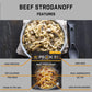 Peak Refuel Beef Stroganoff | Freeze Dried Backpacking And Camping Food | Amazing Taste | High Protein | Real Meat | Quick Prep Meals