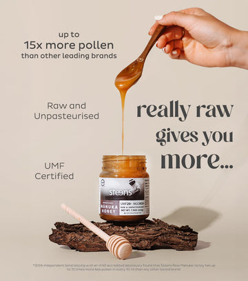 Steens Manuka Honey - Mgo 830+ - Pure & Raw 100% Certified Umf 20+ Manuka Honey - Bottled And Sealed In New Zealand - 4 X 7.9 Oz