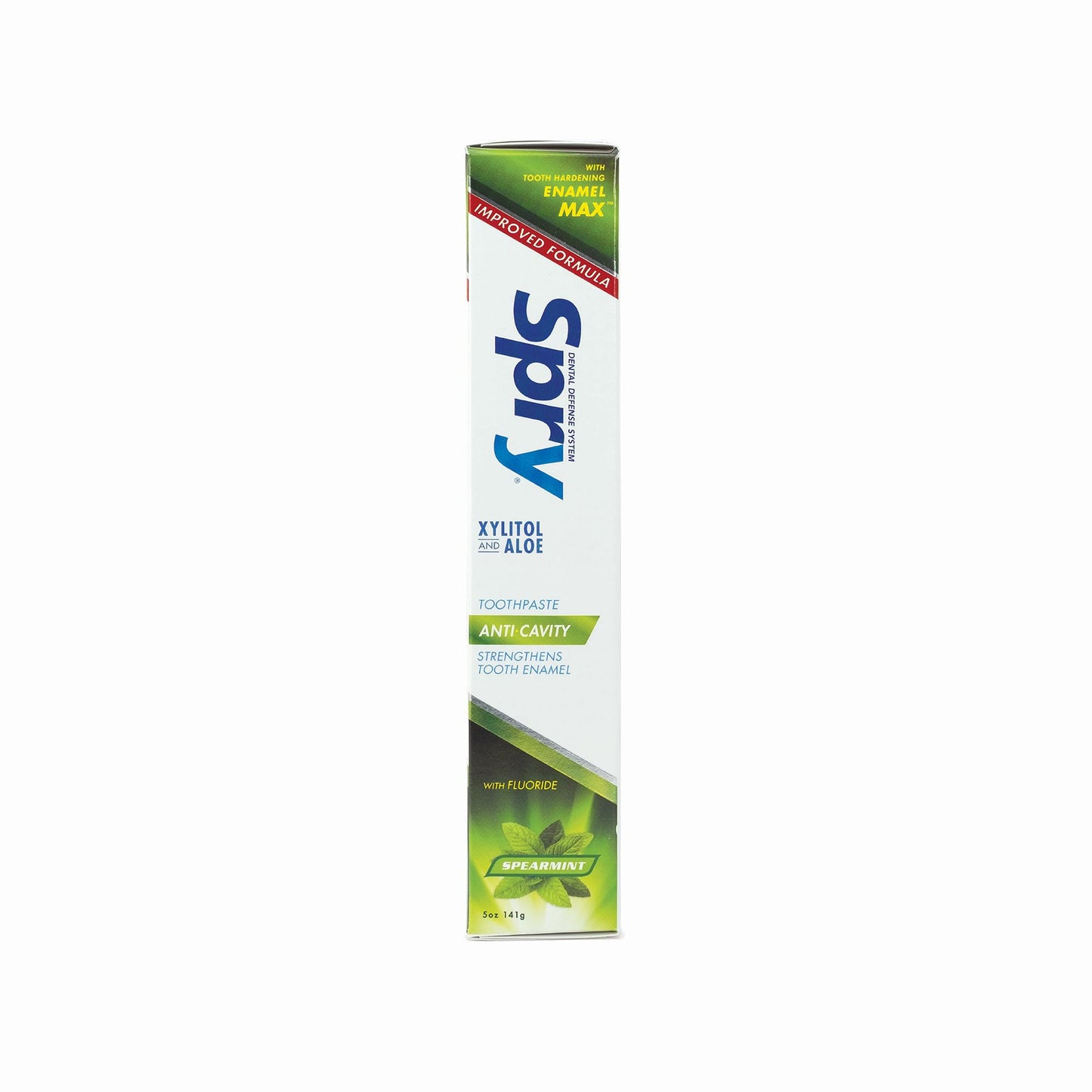 Spry Xylitol Toothpaste With Fluoride, Natural Spearmint, Anti-Cavity, 5 Oz (3 Pack)