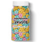 SugarMeLicious Pastel Donut Sprinkles, Candy Quin Sprinkles for Birthday Cakes, Cupcakes, Cookies & Desserts, (Donuts, 3oz)