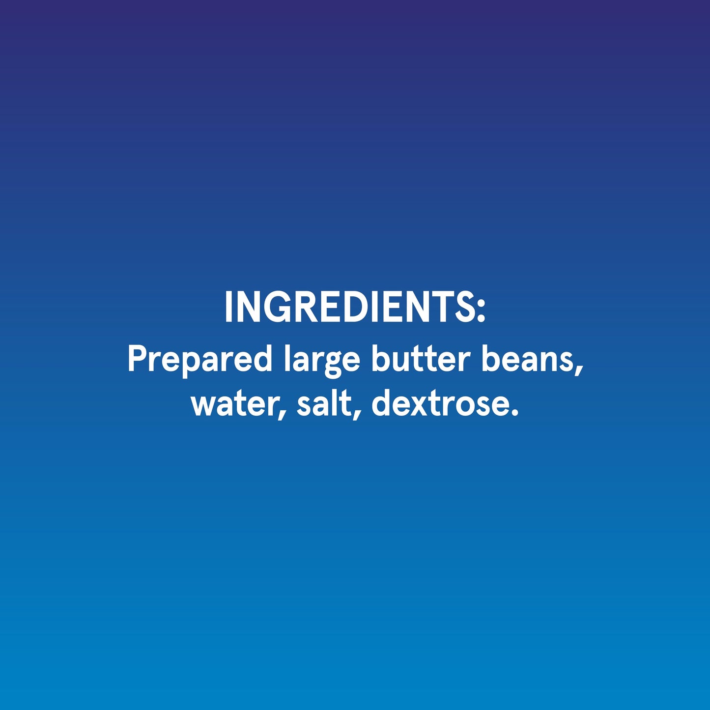 BUSH S BEST 16 oz Canned Large Butter Beans, Source of Plant Based Protein and Fiber, Low Fat, Gluten Free, (Pack of 12)