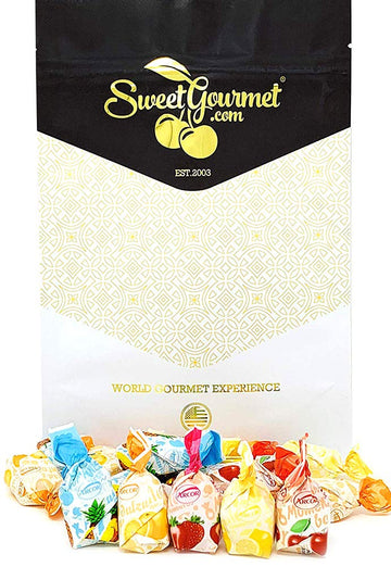 Sweetgourmet Arcor Fruit Filled Assorted Bon Bon Hard Candy | 1 Pound