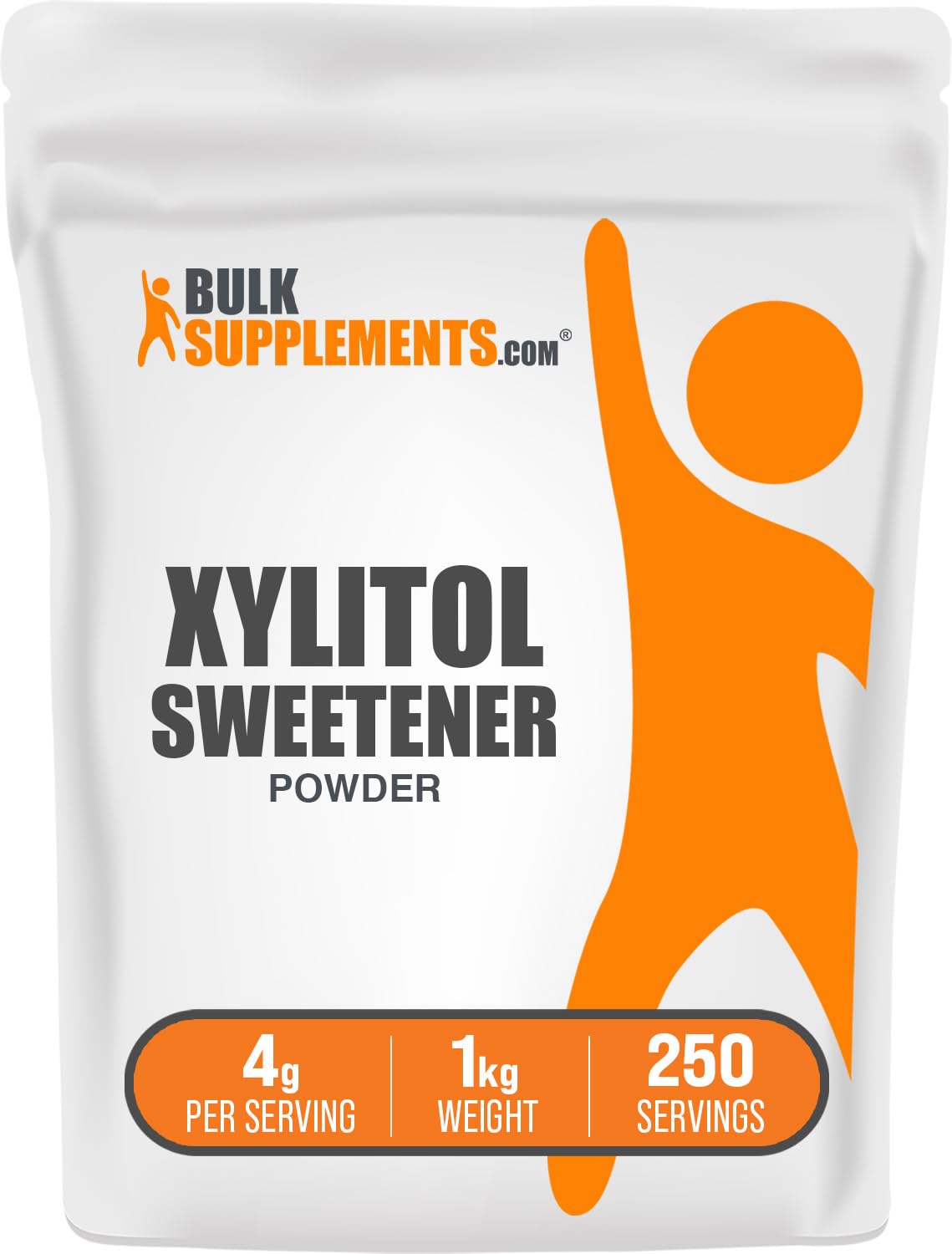 BulkSupplements Xylitol Powder, Sugar Substitute, Vegan, Gluten Free, 1kg (2.2 lbs)