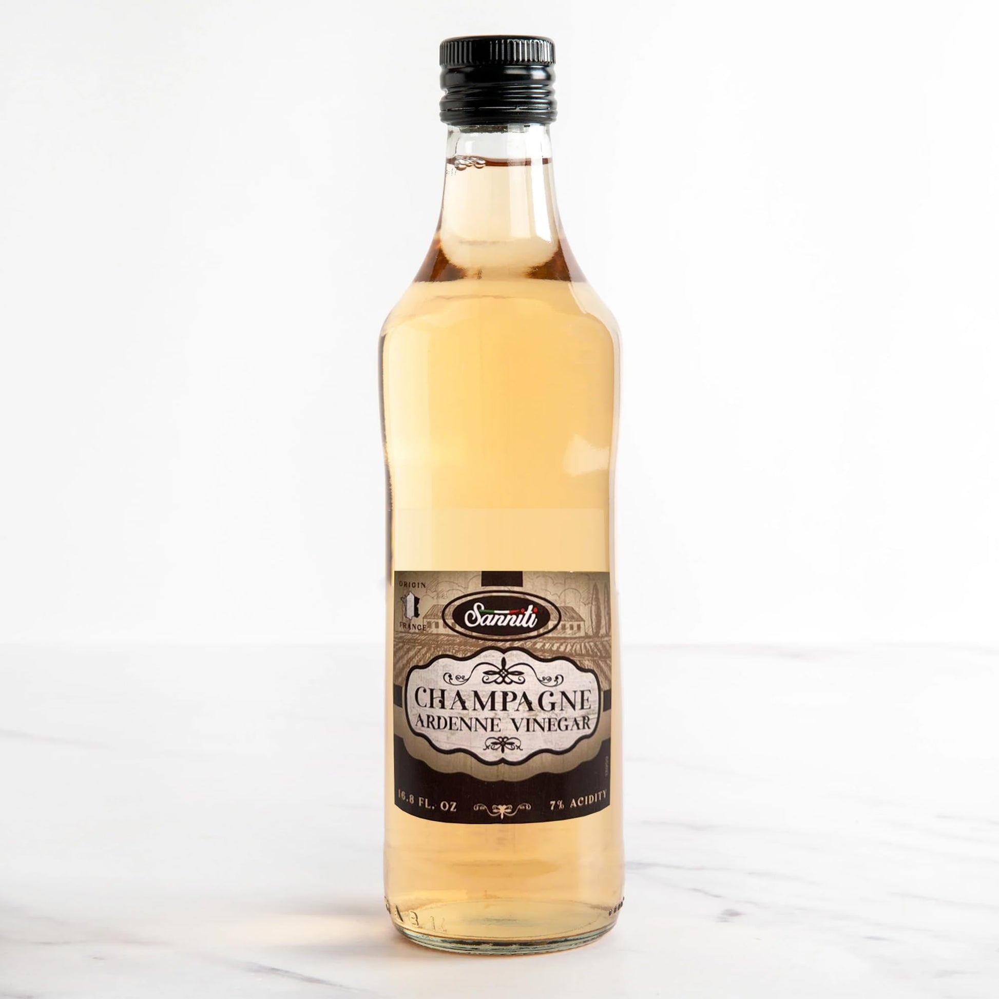 Sanniti French Champagne Ardenne Vinegar, 16.75 Fl Oz, Pack of 1