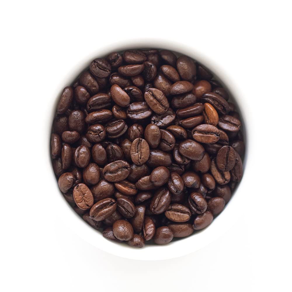 Fresh Roasted Coffee, Mocha Flavored Coffee, 5 Lb (80 Oz), Medium Roast, Kosher, Whole Bean