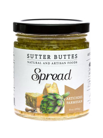 Sutter Buttes Olive Tapenade Spread - 9 oz. Jar (Artichoke Parmesan)