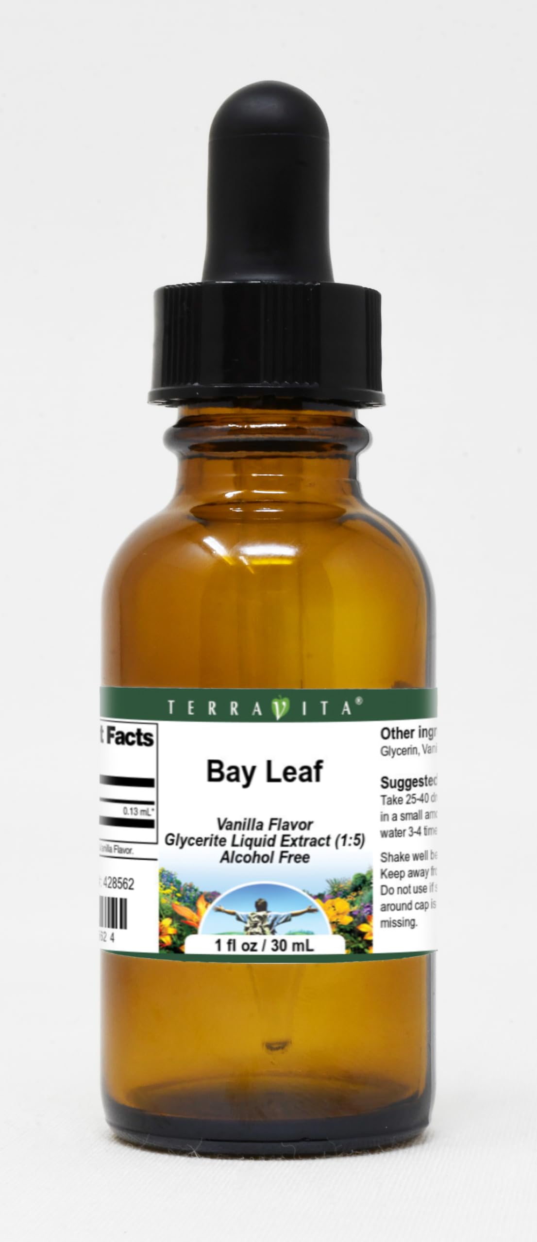 Bay Leaf - Glycerite Liquid Extract (1:5) - Vanilla Flavored (1 fl oz, ZIN: 428562)