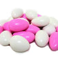 Pink & White Jordan Almonds By Its Delish, 3 Lbs Bulk | Sugared Almond Nut With Sweet Hard Candy Coating - Bulk Wedding Favors,