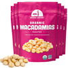 Mavuno Harvest Organic Roasted Macadamia Nuts, Vegan, Non-GMO, 4 Ounce (Pack of 6)