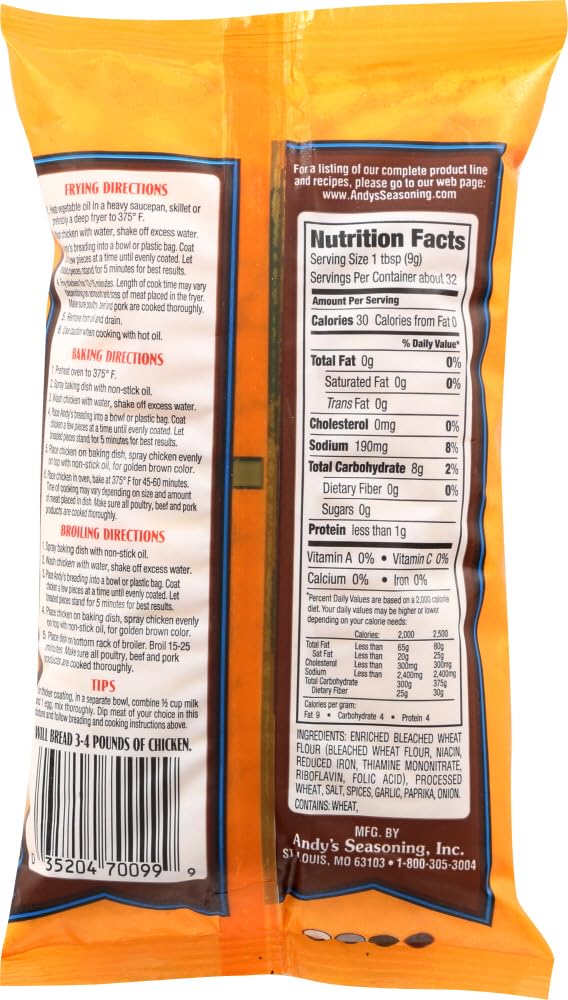 Andys Mild Chicken Breading (Pack Of 2)