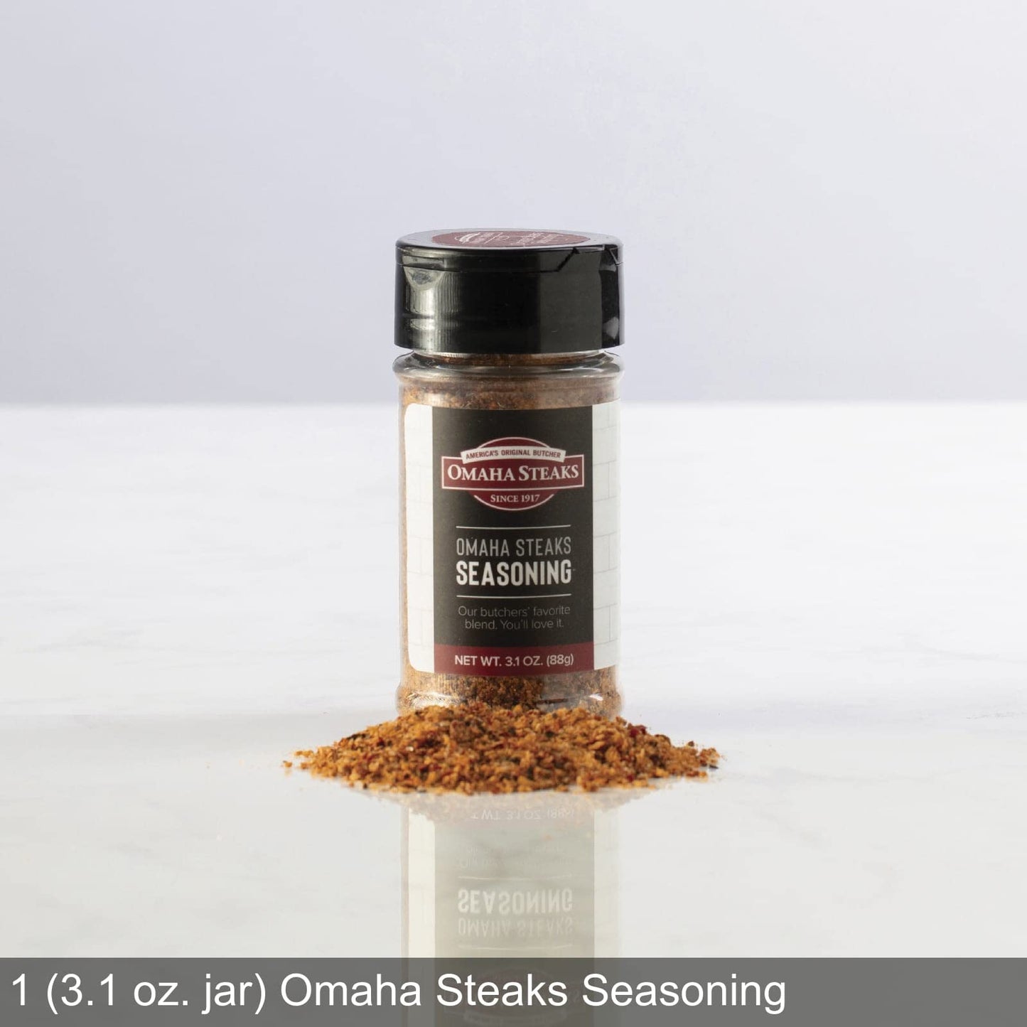 Omaha Steaks 4 (5 Oz.) Butcher'S Cut Top Sirloins + Seasoning (Butcher'S Cut Top Sirloins And Omaha Steaks Seasoning)