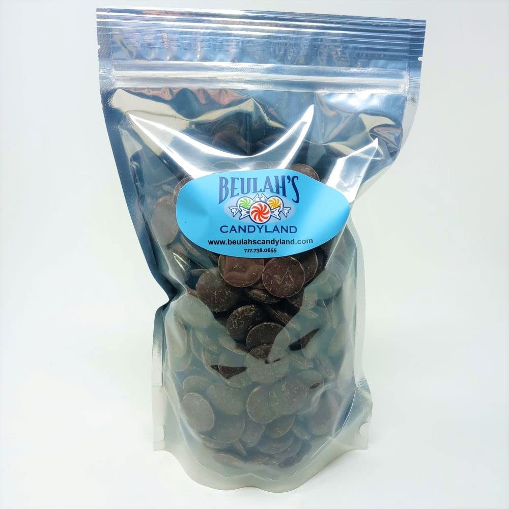 MERCKENS Coating Wafers  Dark Melting Chocolate  Cocoa Dark  2 Pound Package