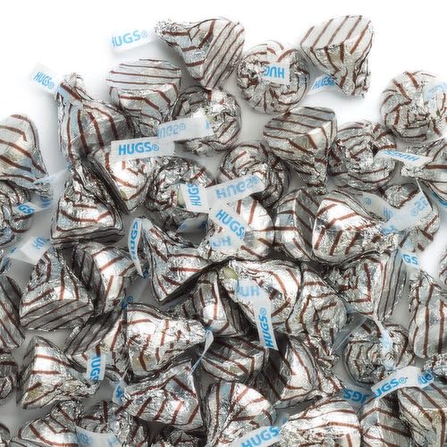 Hersheys Kisses Hugs Milk Chocolate Candy Hugged By White Creme Approx 100 Kisses 16 Oz