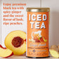 The Republic of Tea Ginger Peach Black Iced Tea, 40 Large Pouches, Award-Winning Premium Black Tea, 40 Count