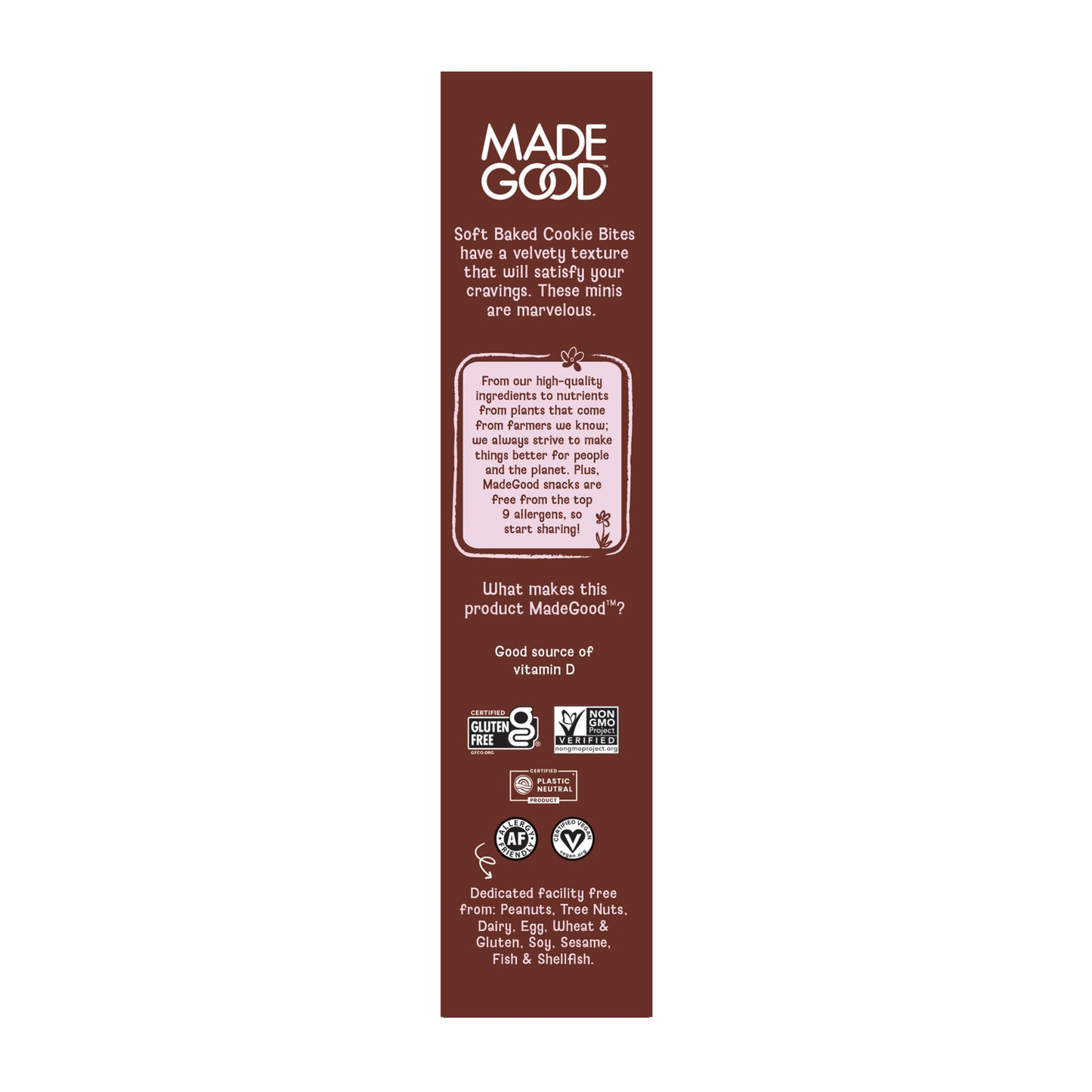 MadeGood Chocolate Chip Soft Baked Cookies, Organic Snacks, 0.85oz Each