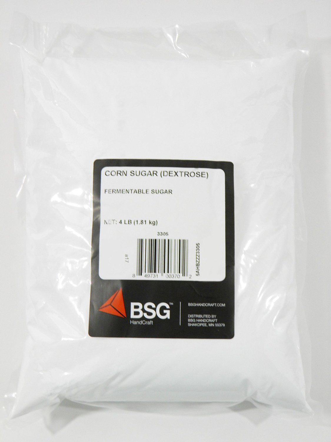 BSG Corn Sugar (Dextrose) 4 Lbs - White, 64 Ounces, Model B00WT15QRU