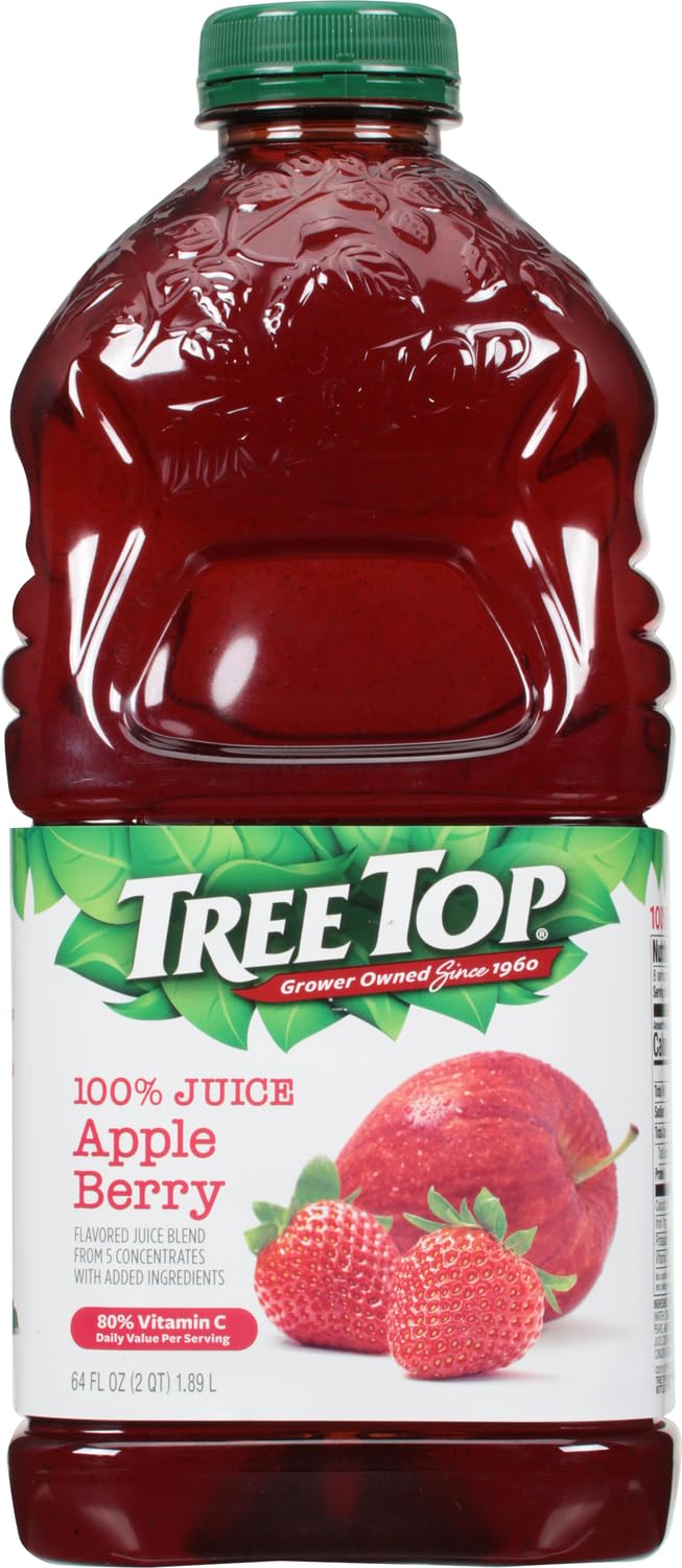 Tre Ripe Juice Tree Top Apple Berry Juice, 64 Fl Oz (Pack Of 1) – Groceryeshop