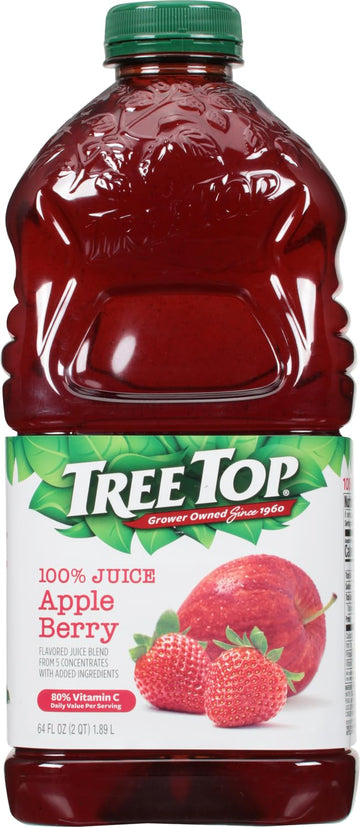 Tree Top Apple Berry Juice, 64 Fl Oz (Pack Of 1)