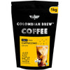 Colombian Brew 3 in 1 Cappuccino Caf Latte, Instant Coffee Powder Premix 1kg for vending machine