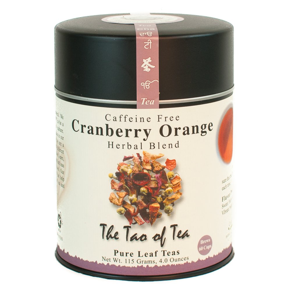 The Tao of Tea Cranberry Orange Herbal Tea, 4 Ounce Tin, Model COMINHKG026739