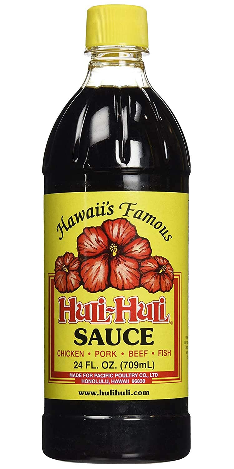 Hawaii's Famous Huli-Huli Sauce - Hawaiian BBQ Marinade & Meat Rub - 24 Fl Oz - Perfect for Grilling and Seasoning