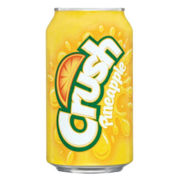 Crush Pineapple Soda 12Oz Cans (Pack Of 12)