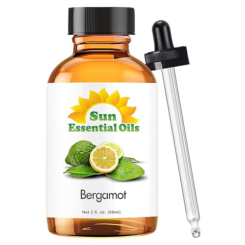 Sun Essential Oils 2Oz - Bergamot Essential Oil - 2 Fluid Ounces