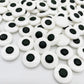 GEORLD Halloween Big Candy Edible Eyeballs Cake Toppers 3.4oz - Big Eyeball Decorations for Cupcakes, Cookies, and Party Supplies
