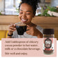 Gourmanity Instant Chicory Powder with Cocoa, 4.4oz, Kosher Coffee Substitute