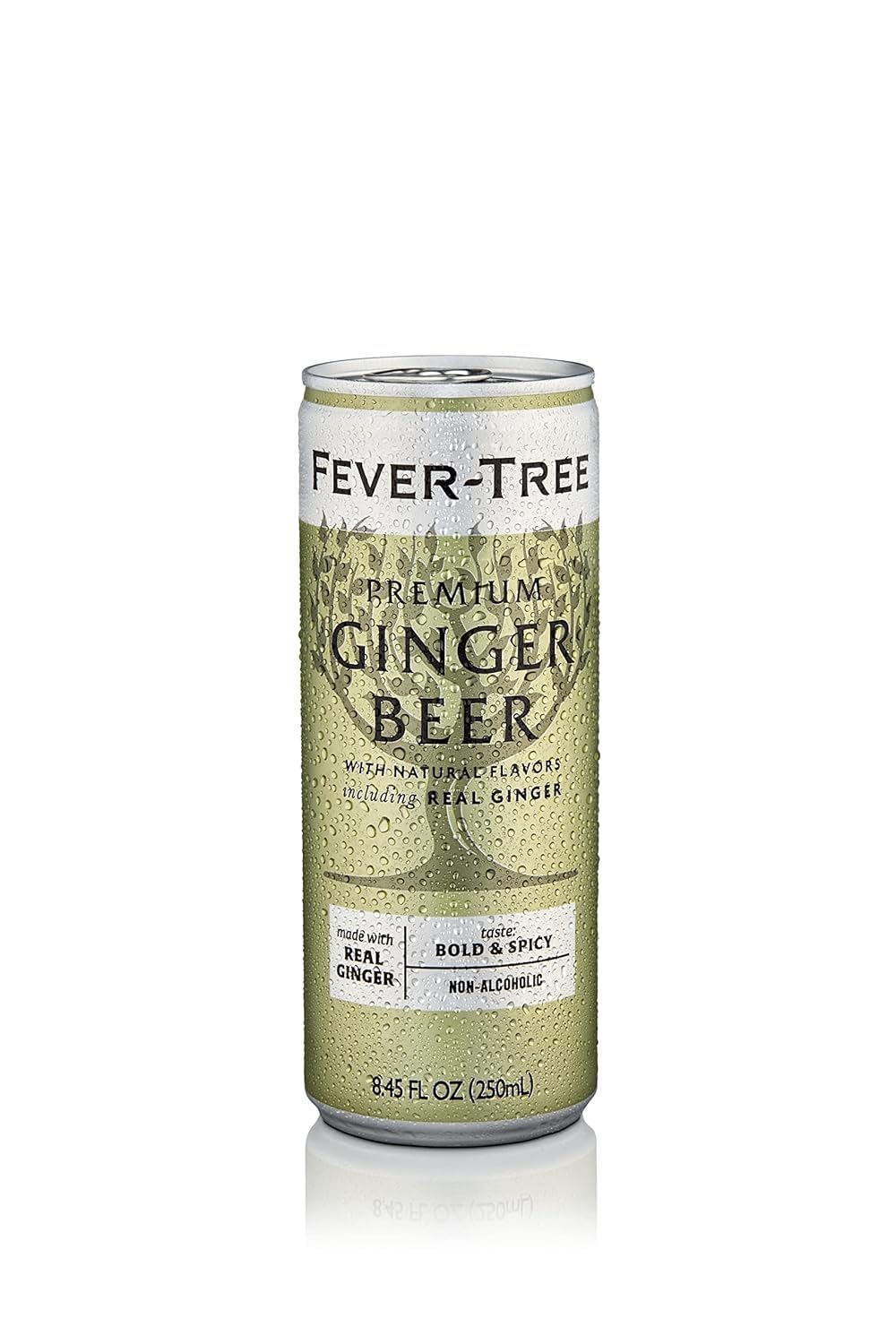 Fever-Tree Ginger Beer - Premium Mixer - Naturally Sourced Ingredients - 8.45 fl oz (Pack of 4)