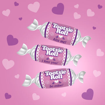 Toottsie Roll Midgees Valentine'S Candy 1 Pound - Individually Wrapped Candy Original Flavor, With Fun Messages On Every Wrapper