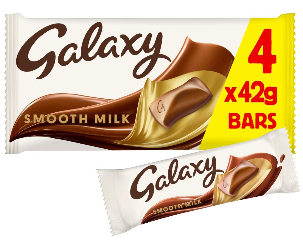 Galaxy Smooth Milk Bars Original Galaxy Chocolate Bar Pack Imported From The Uk England The Very Best Of British Galaxy Chocolat