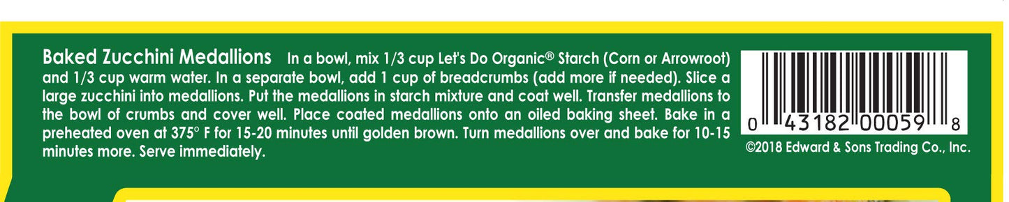 Breadcrumbs Italian Herbs, Organic 15 Ounces (Case of 6)